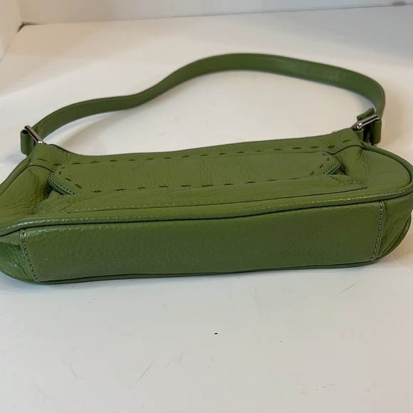 WILSON LEATHER VINTAGE GREEN HAND BAG - Picture 7 of 14